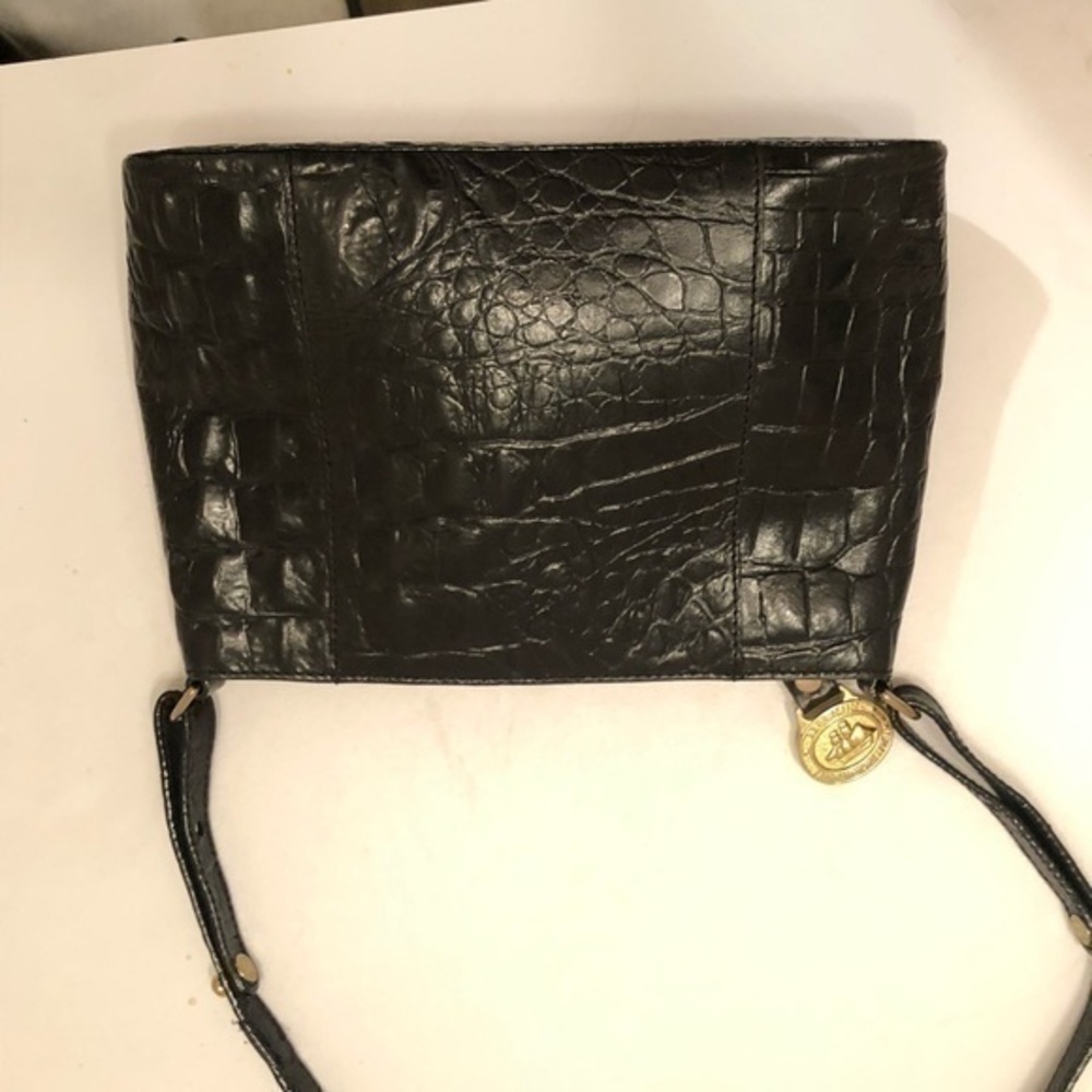 Brahmin black Melbourne mini shoulder bag vintage - Picture 6 of 12